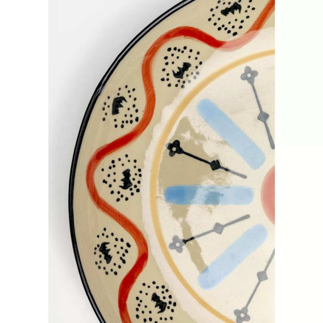 Piatto Decorativo Artigianale Los Cabos – Design Moderno per Tavola o Parete, Diametro 27 cm | Collezione Esclusiva KARE Accessori Casa