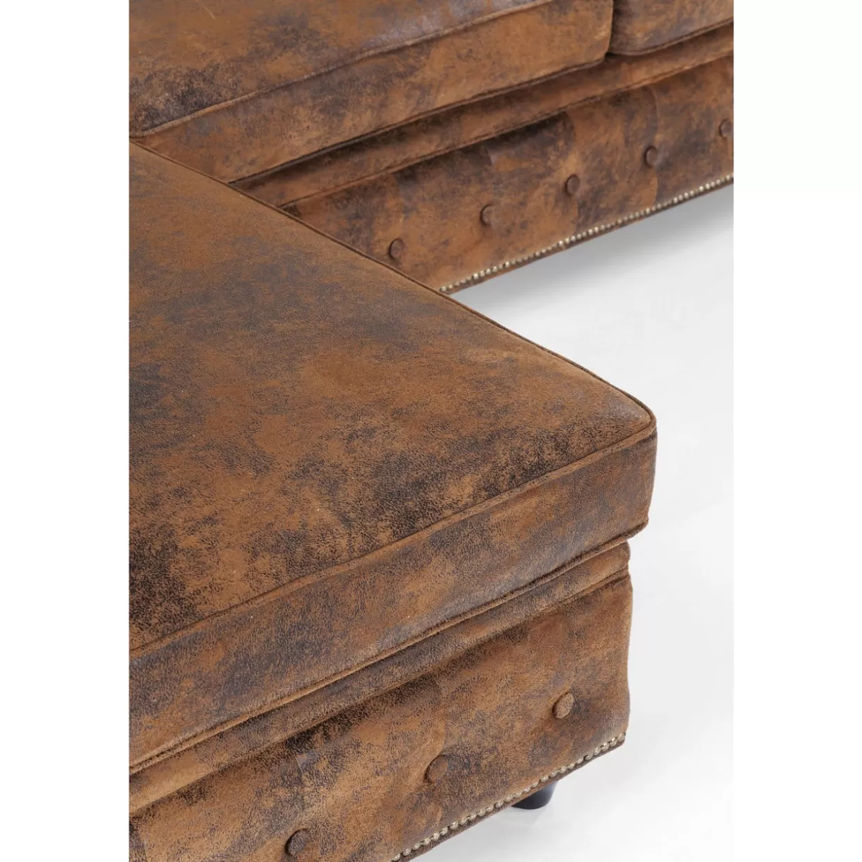 KARE Divani Angolari Cambridge con Stile Vintage - Smart-L Design Confortevole per Soggiorni Eleganti