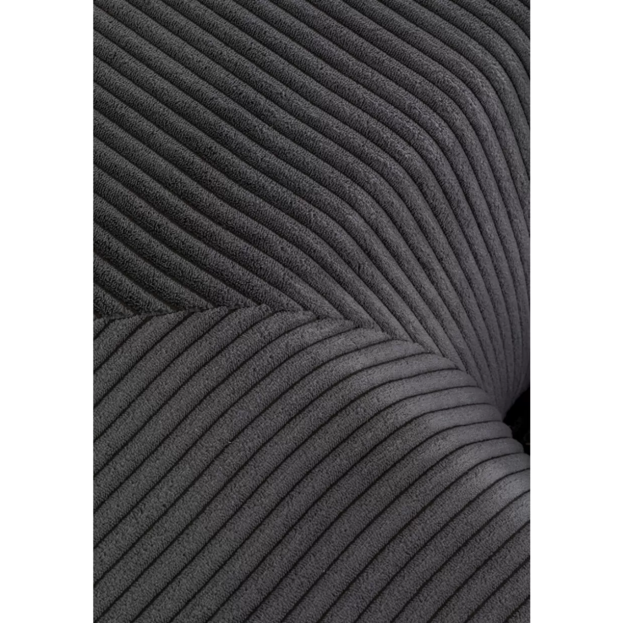 Divano Angolare Infinity con Poggiapiedi Incorporato - Grigio Corda, Versione Destra | Soluzione Modulare Elegante per Soggiorno by KARE Design