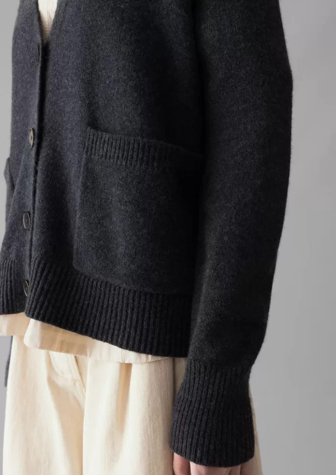Ffion Cardigan Donna in Lana Cashmere | Maglieria Premium con Taglio Quadrato | Pullover Autunno-Inverno