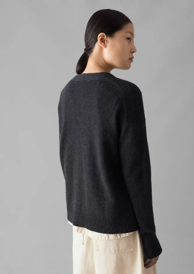 Ffion Cardigan Donna in Lana Cashmere | Maglieria Premium con Taglio Quadrato | Pullover Autunno-Inverno