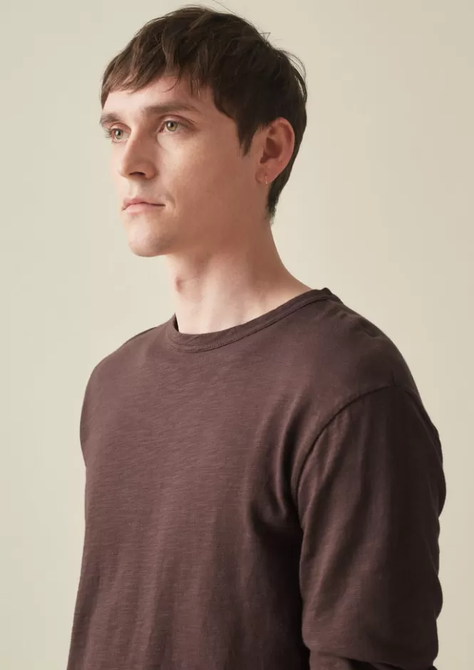 Frank Cotton Maglietta a Maniche Lunghe in Cotone Lounge - Intimo Casual per Relax, T-Shirt Premium da Casa e Abbigliamento Essentials