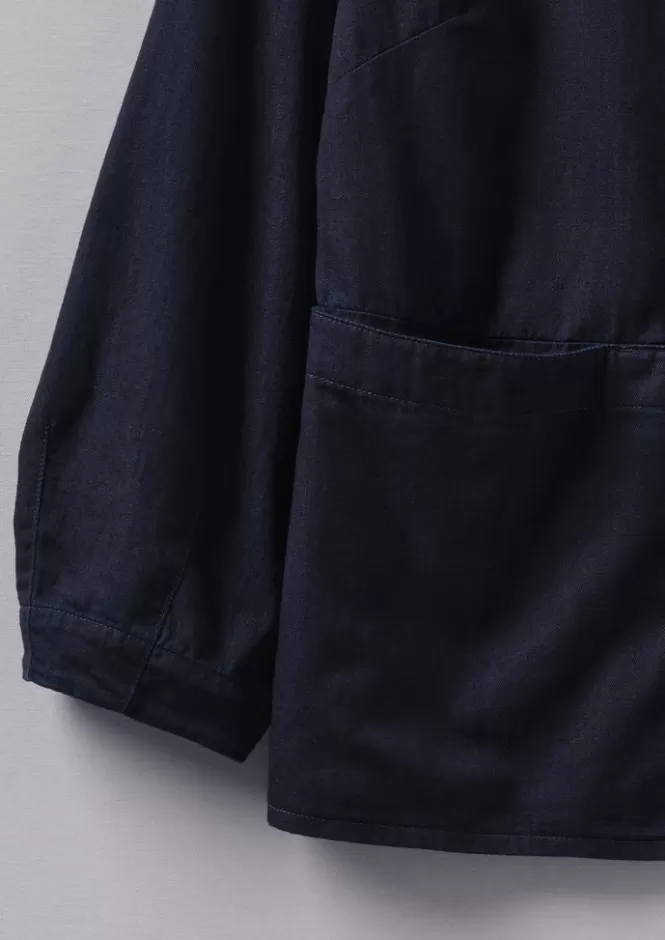Camicia Casual Elegante con Tascone Frontale in Tessuto Twill Ultra Morbido - Abito da Lavoro Femminile Confortevole e Stilosa