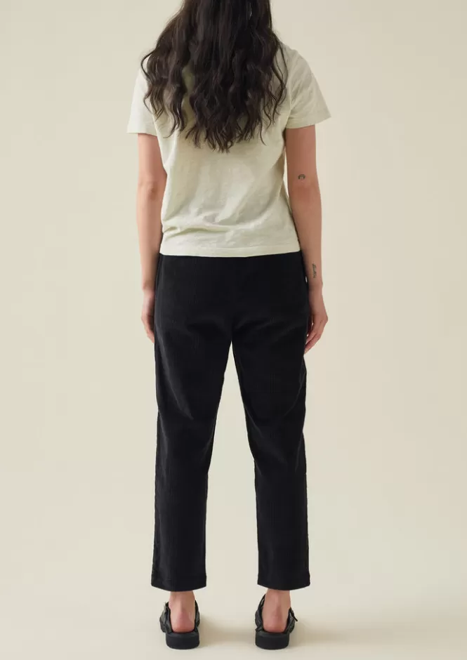 Pantaloni Donna Gabi in Corda Organica con Elastico in Vita - Offerta Lampo per Look Comodo ed Elegante