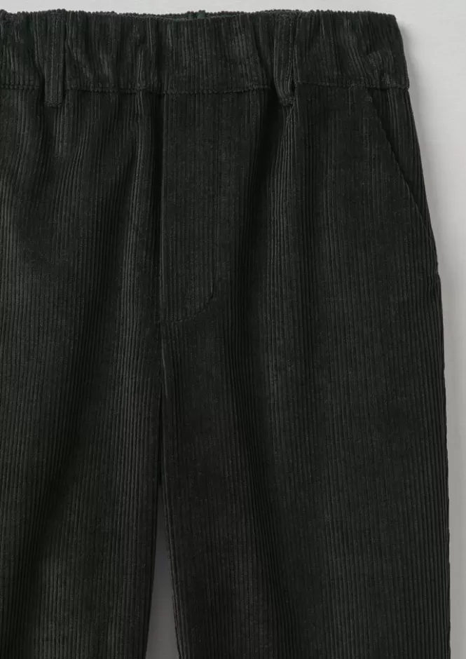Pantaloni Donna Gabi in Corda Organica con Elastico in Vita - Offerta Lampo per Look Comodo ed Elegante