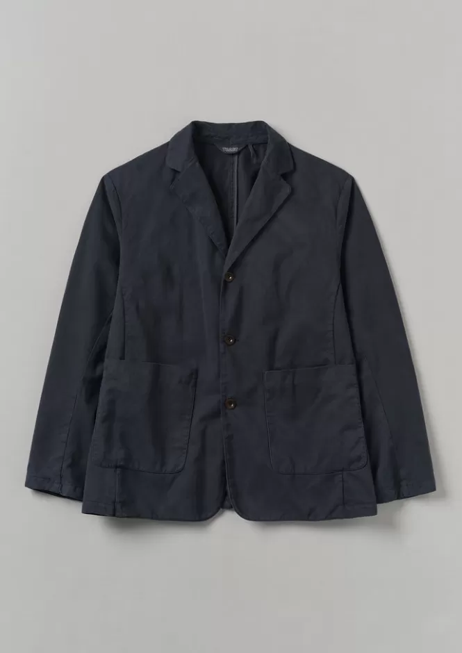 Giubbotto Lavorativo in Cotone Spazzolato con Colorazione a Capo Finito - Capospalla Resistente e Morbido per Uso Quotidiano | Ideale Casual ed Elegante