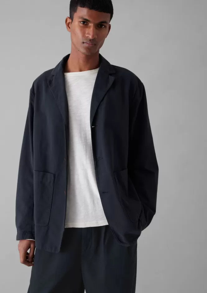 Giubbotto Lavorativo in Cotone Spazzolato con Colorazione a Capo Finito - Capospalla Resistente e Morbido per Uso Quotidiano | Ideale Casual ed Elegante