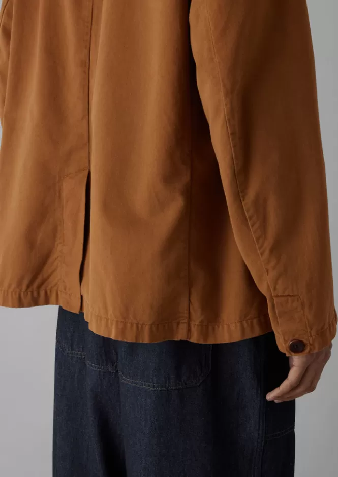Giaccone in Cotton Spazzolato Tinto a Pezza - Stile Workwear Confortevole per Lavoro e Tempo Libero | Promozione Giacche Morbide Autunno/Inverno
