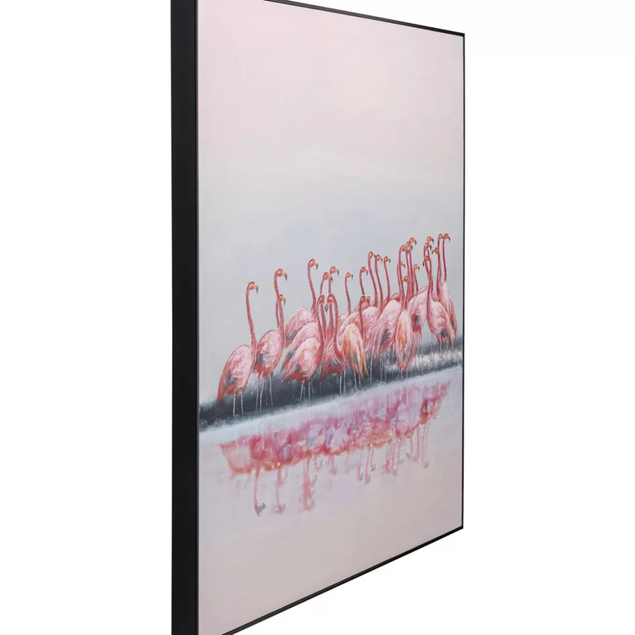KARE Design Bilder | Gerahmtes Bild Dating Flamingos 100X120Cm