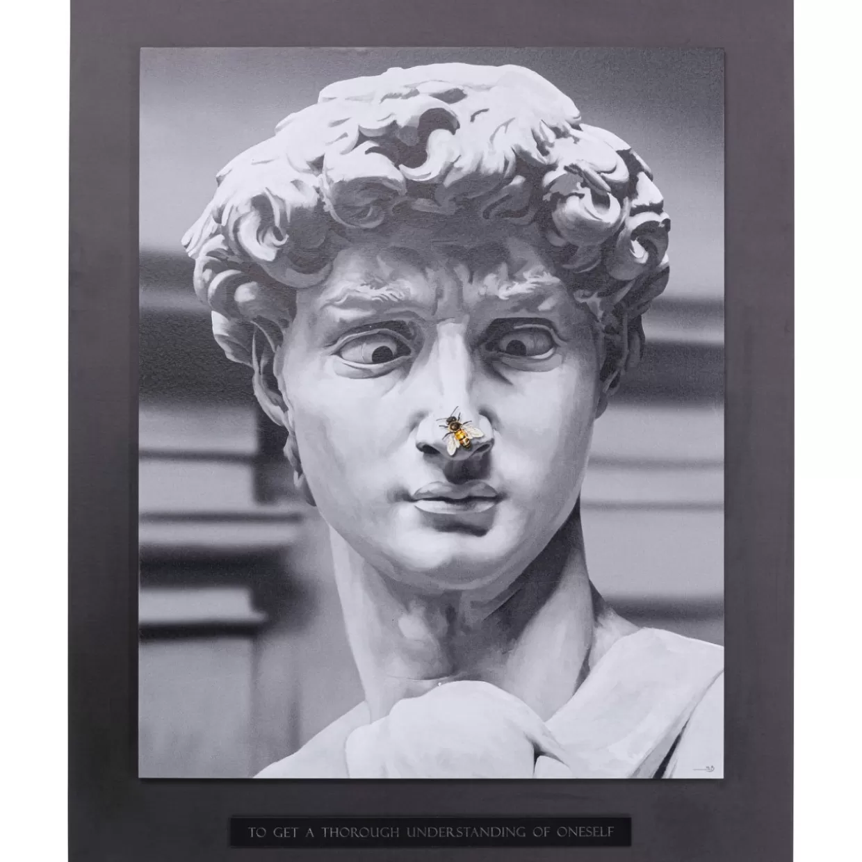 KARE Design Bilder | Gerahmtes Bild Statue 100X125Cm