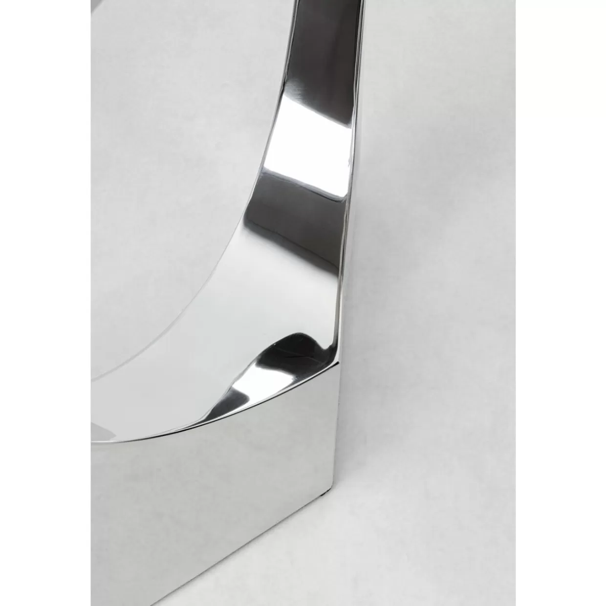 KARE Design - Tavoli Moderni con Struttura Oho Chrom, Coppia per Arredamento Contemporaneo
