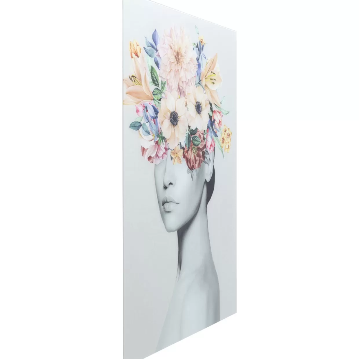 KARE Design Bilder | Glasbild Spring Hair 80X120Cm