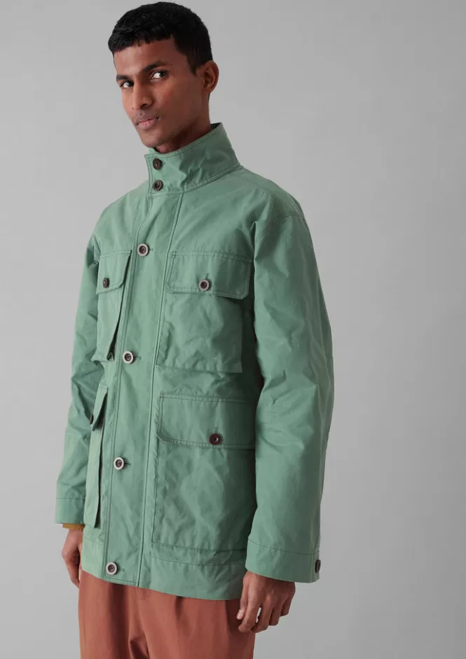 Halley Stevensons Giacca Impermeabile in Cotone Cerato - Elegante e Duratura, Acquista Online con Spedizione Rapida