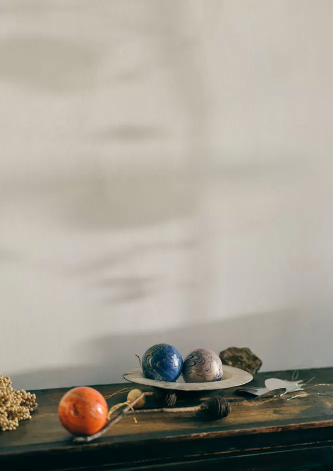 Palline Natalizie Artigianali Marmorizzate - Decorazioni Uniche a Tempo Limitato