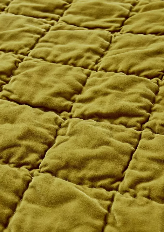 Coperta in Velluto Biologico Realizzata a Mano - Morbidezza Naturale per il Tuo Riposo | Tessili per la Casa - Coperte e Plaid con Cuciture Artigianali e Prezzo Accessibile