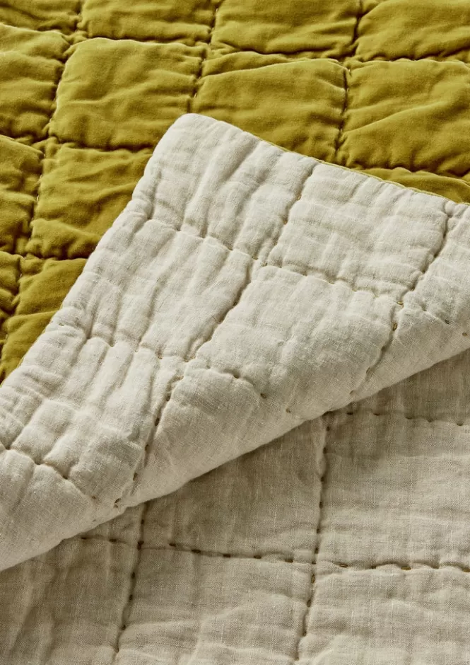 Coperta in Velluto Biologico Realizzata a Mano - Morbidezza Naturale per il Tuo Riposo | Tessili per la Casa - Coperte e Plaid con Cuciture Artigianali e Prezzo Accessibile