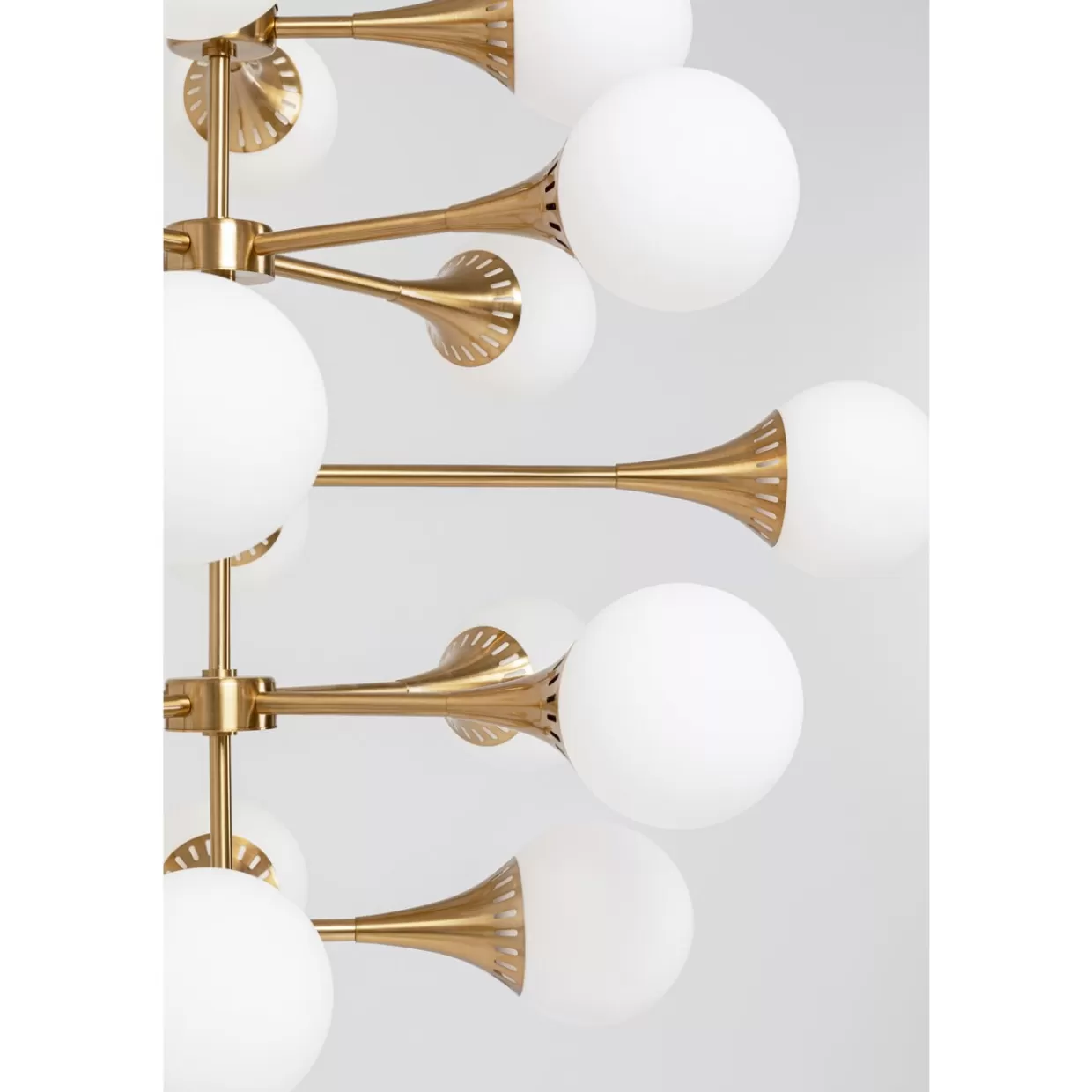 KARE Design Hängeleuchten | Hangeleuchte Bulb Fiction 20 Brass O102Cm