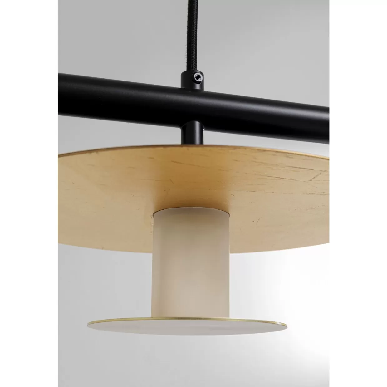 Lampada a Sospensione KARE Design | Illuminazione Elegante Disc Quattro per Tavoli da Pranzo - Design Contemporaneo con 4 Luci Sospese