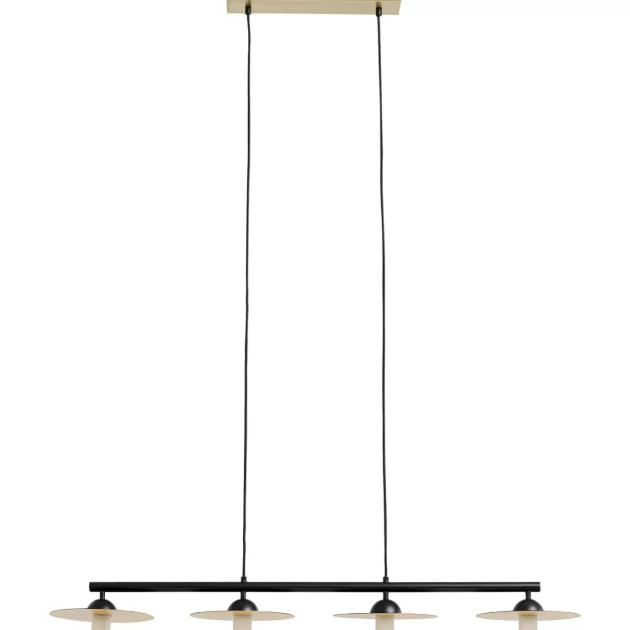 Lampada a Sospensione KARE Design | Illuminazione Elegante Disc Quattro per Tavoli da Pranzo - Design Contemporaneo con 4 Luci Sospese