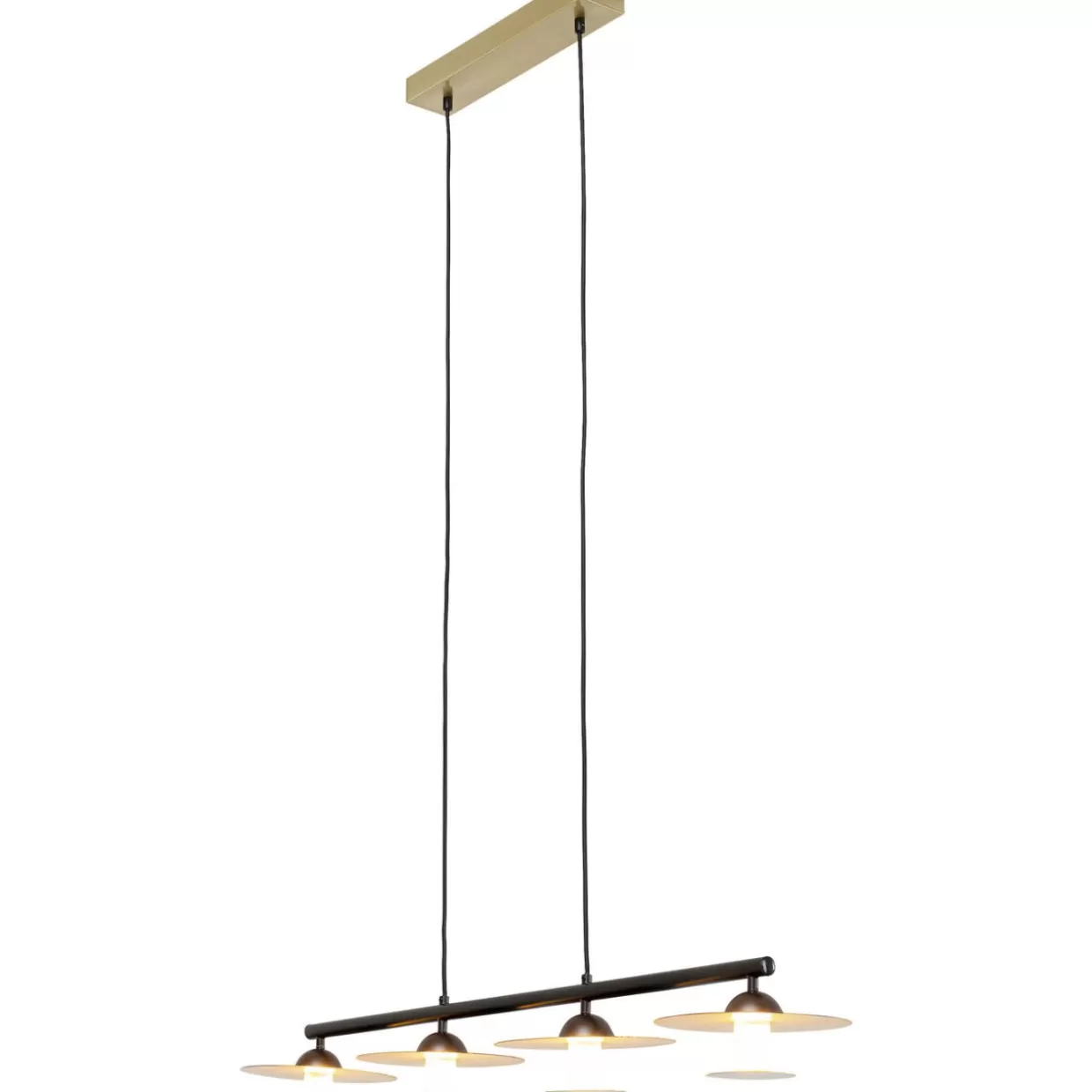Lampada a Sospensione KARE Design | Illuminazione Elegante Disc Quattro per Tavoli da Pranzo - Design Contemporaneo con 4 Luci Sospese