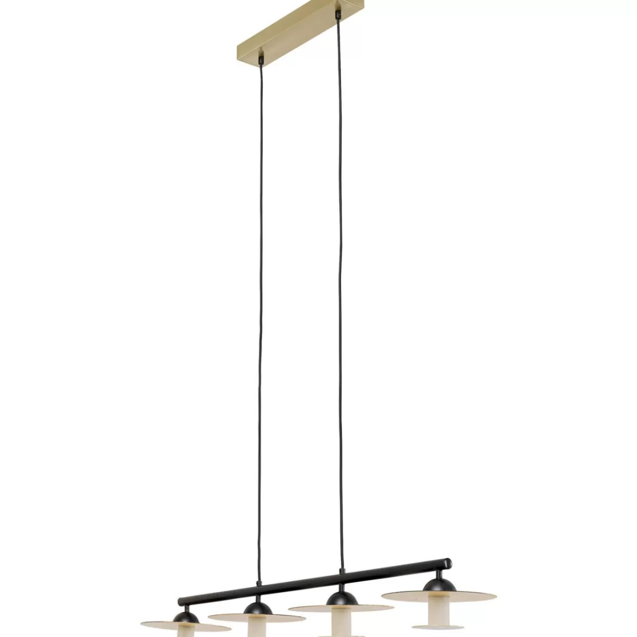 Lampada a Sospensione KARE Design | Illuminazione Elegante Disc Quattro per Tavoli da Pranzo - Design Contemporaneo con 4 Luci Sospese