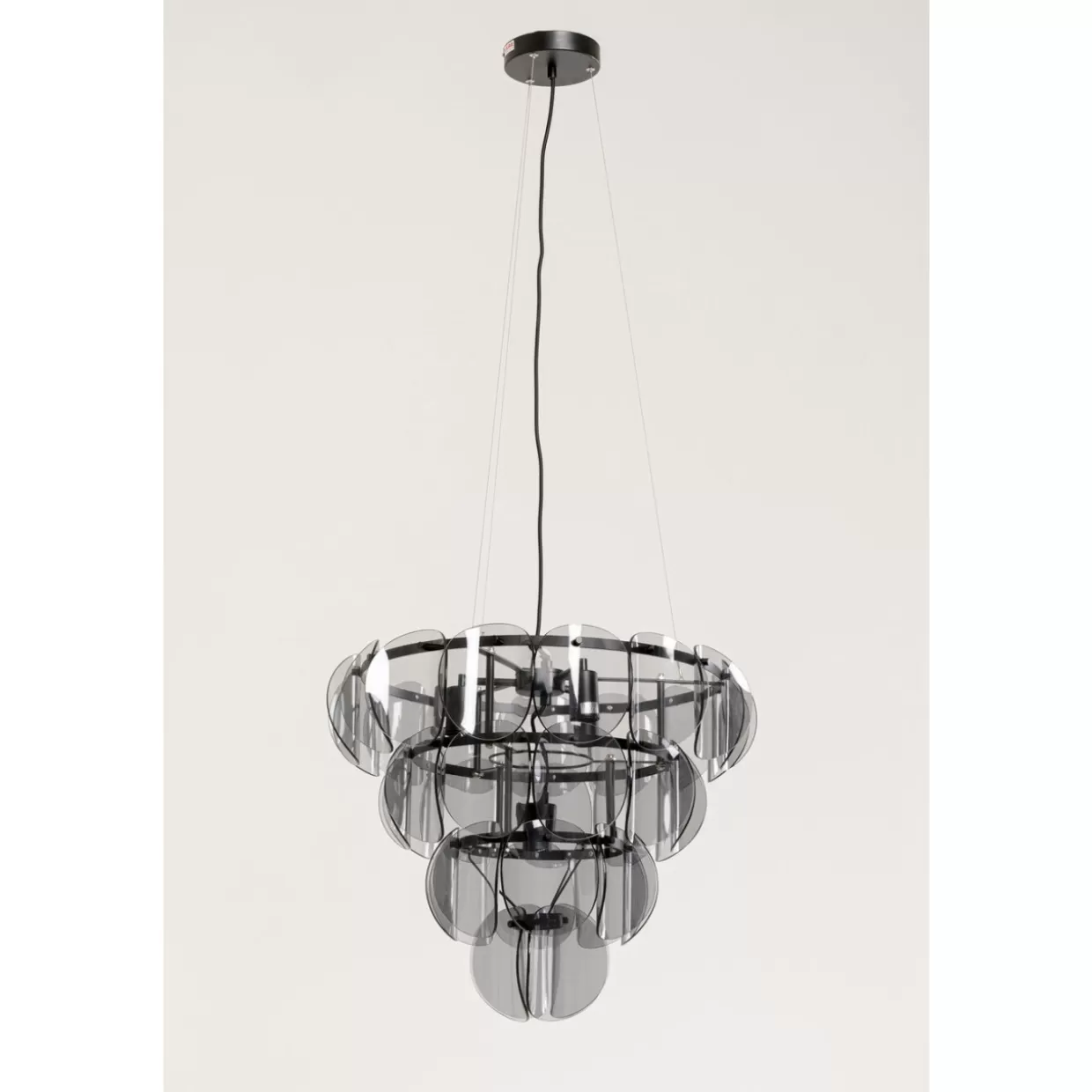KARE Design Hängeleuchten | Hangeleuchte Mariposa Three Circle Schwarz Smoke