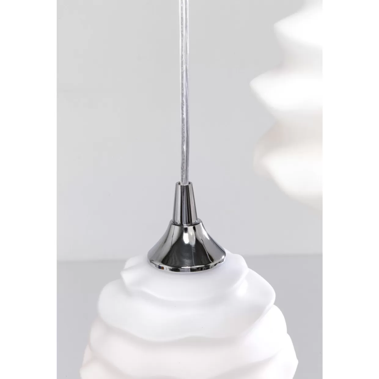 KARE Design Hängeleuchten | Hangeleuchte Ruffle Weis O 37Cm
