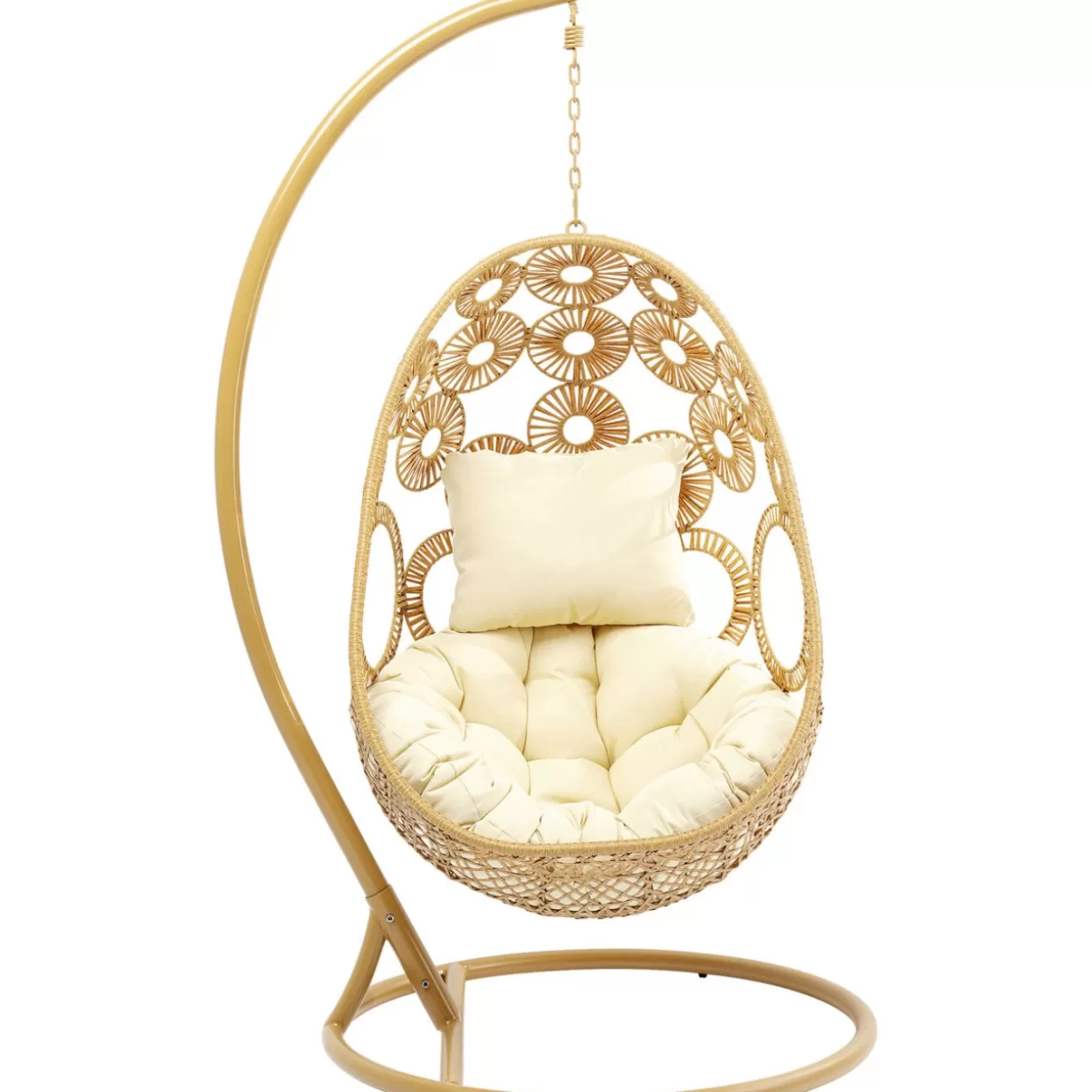 KARE Design - Amaca Sospesa Ibiza in Fibra Naturale per Relax Outdoor 

(：，