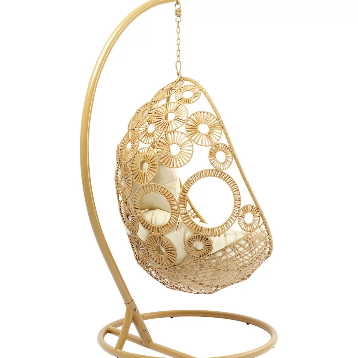 KARE Design - Amaca Sospesa Ibiza in Fibra Naturale per Relax Outdoor 

(：，