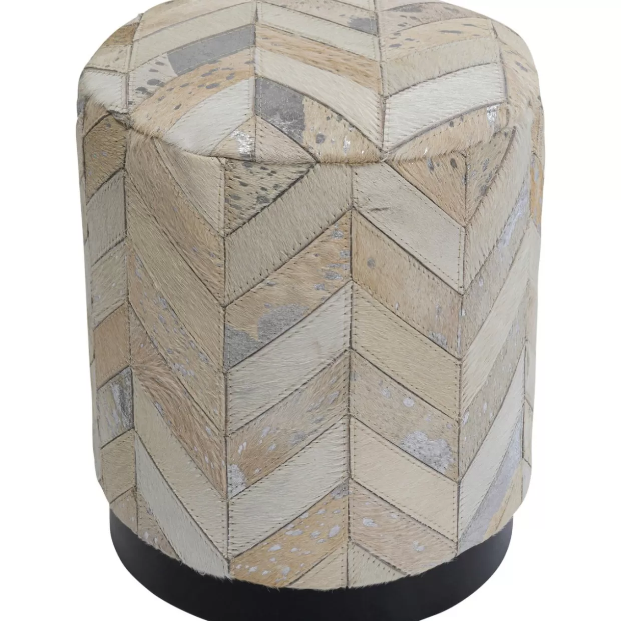 KARE Design Panche Eleganti con Rivestimento Spike - Sgabelli Moderni Altezza 35cm per Arredamento Ricercato