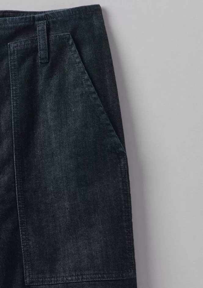 Jeans da Lavoro Donna Resistenti | Denim Confortevole per Turni Lunghi - Stile Pratico con Taschi Funzionali, Perfette per il Lavoro Quotidiano