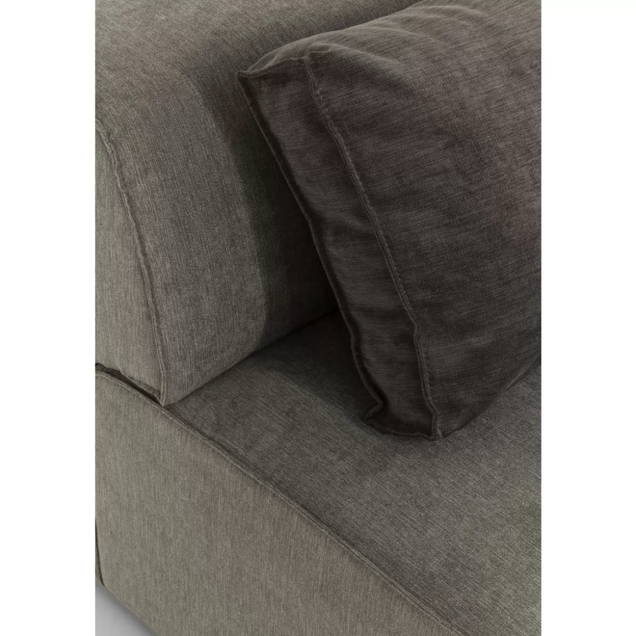 Divano Infinity KARE Design a 2 posti con 80 elementi decorativi - Grigio Antracite Elegante