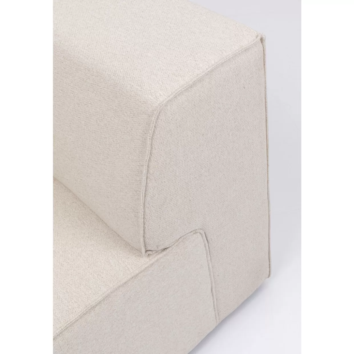 KARE Design - Divano Angolare Infinity Elements 100 cm in Tonalità Crema, Configurazione Destra - Arredamento Moderno e Confortevole