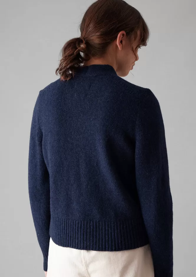Offerta Esclusiva: Cardigan Scollo a V in Lana Pregiata Kaia - Maglione Elegante con Tessuto Morbido per Donna