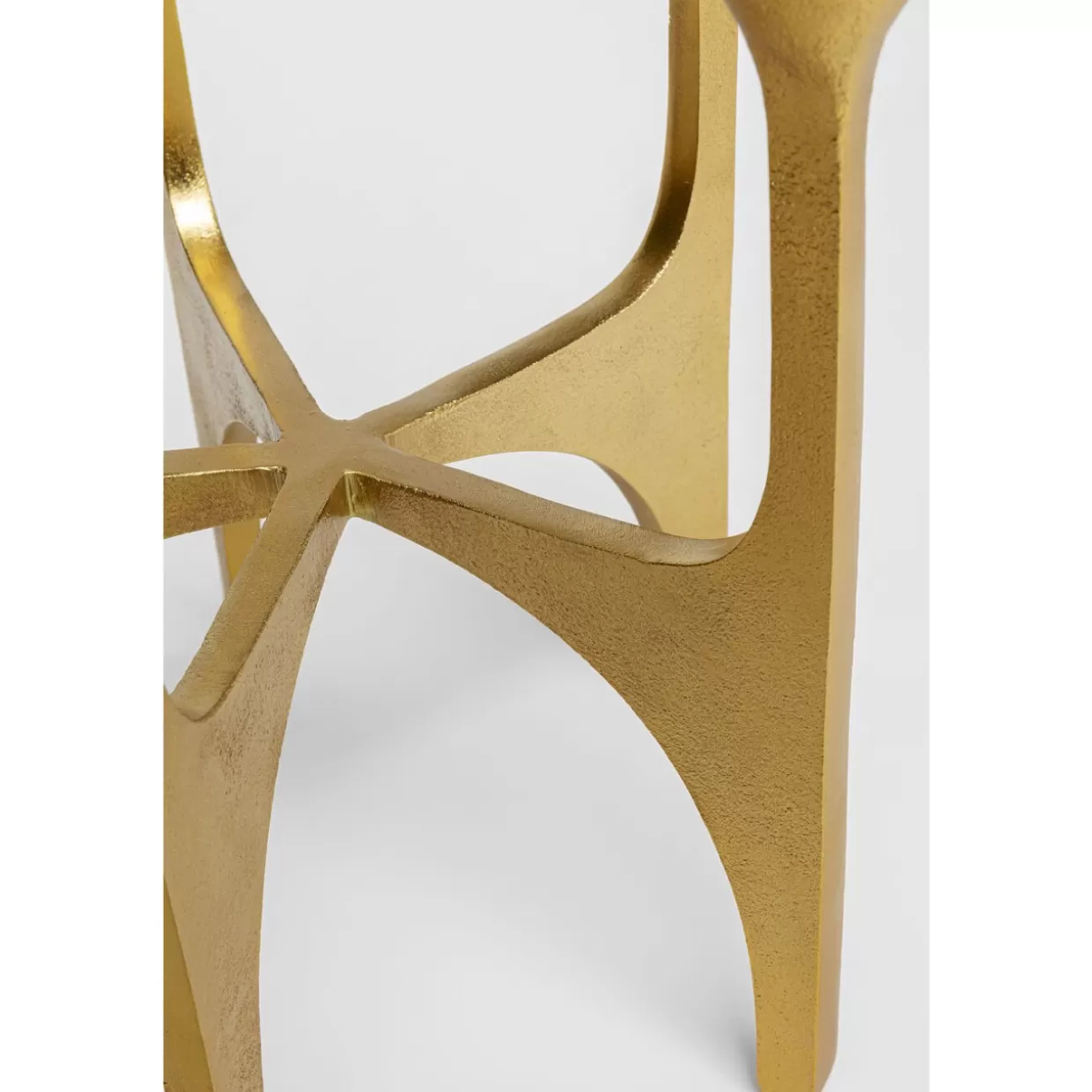 Portacandele decorativo Stacky Gold in stile moderno - Lanterna modulare KARE Design 31 cm per interni ed esterni