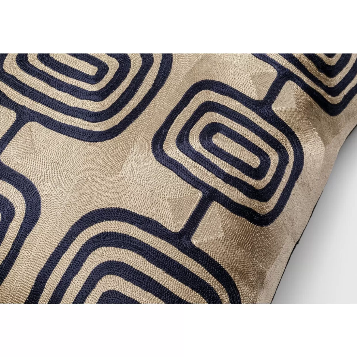 Cuscino Quadrato Catena KARE Design - 50x50 cm in Morbido Tessuto Decorativo