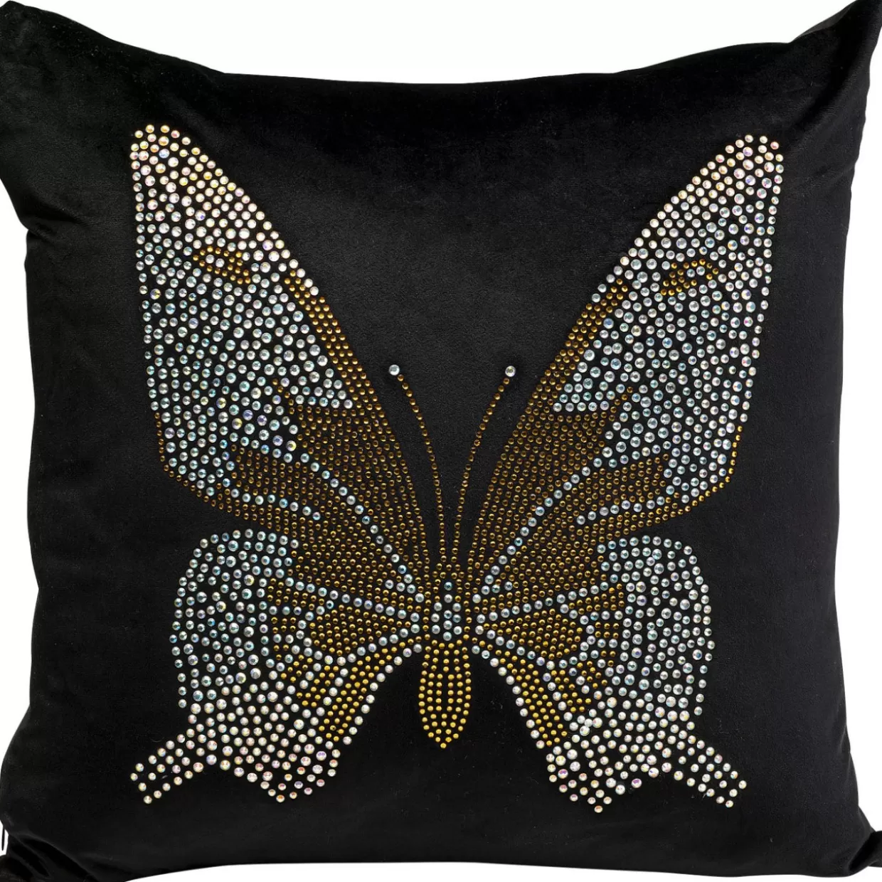 Cuscino Decorativo KARE – Farfalla Diamantata in Jacquard 45x45 cm