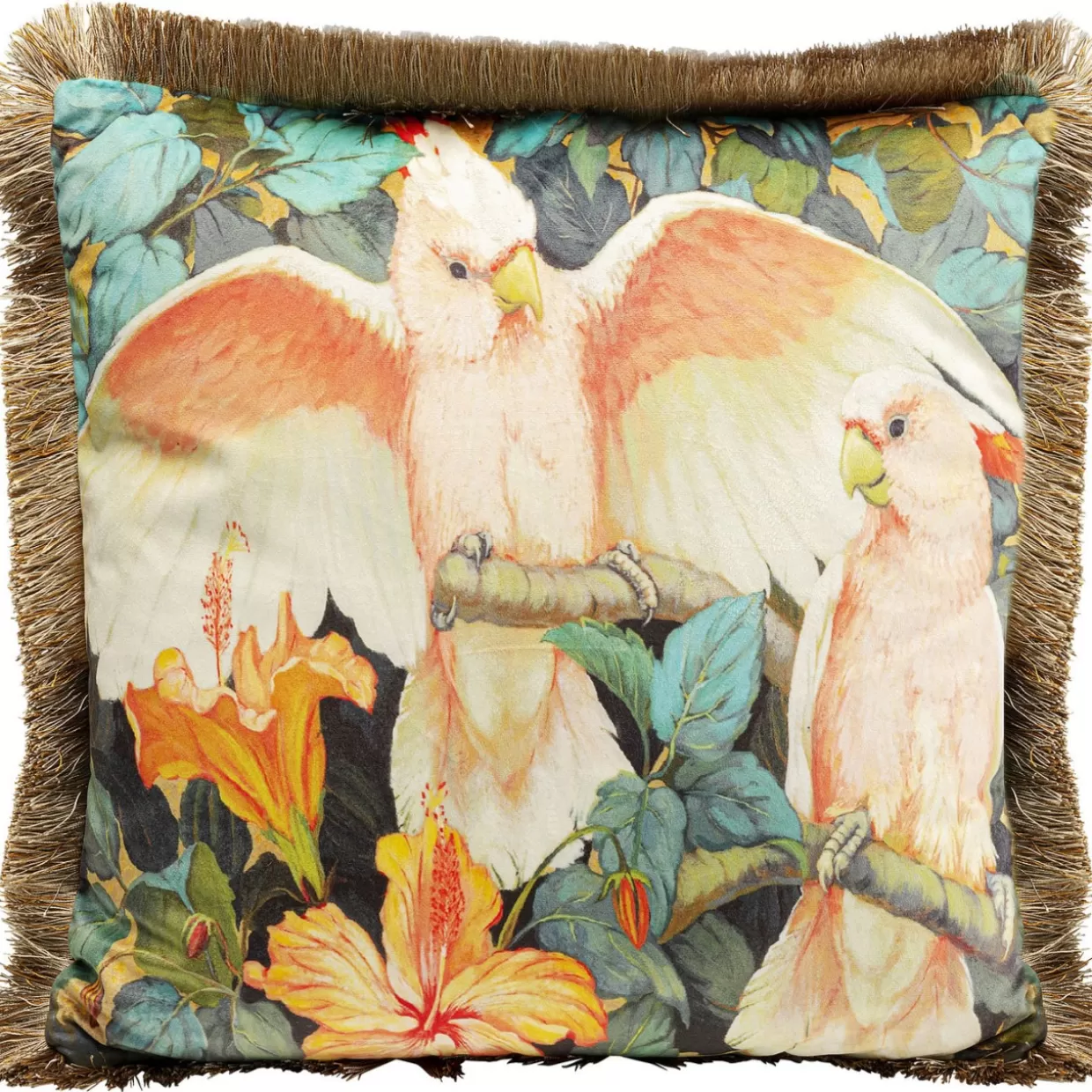 KARE Design Cuscino Decorativo - Motivo Esotico Vita Tropicale 45x45 cm