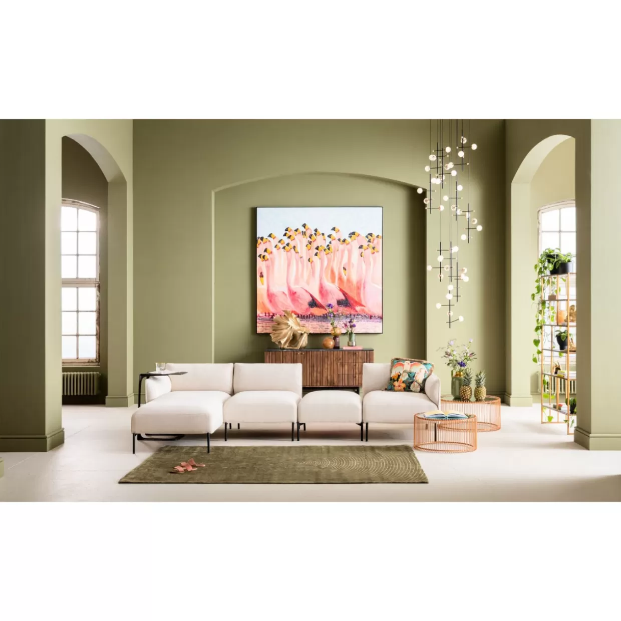 KARE Design Cuscino Decorativo - Motivo Esotico Vita Tropicale 45x45 cm