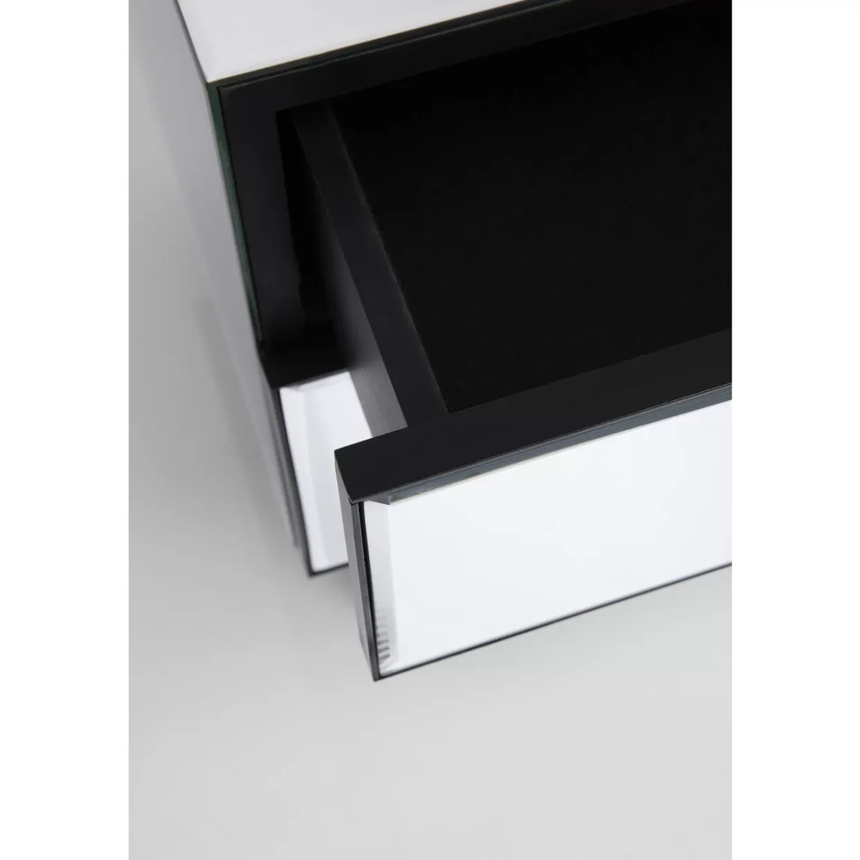 KARE Design - Cassettiera Compatta Soran in Nero con Stile Contemporaneo, 49x50 cm - Soluzione di Arredamento Moderno per Soggiorno e Camera da Letto