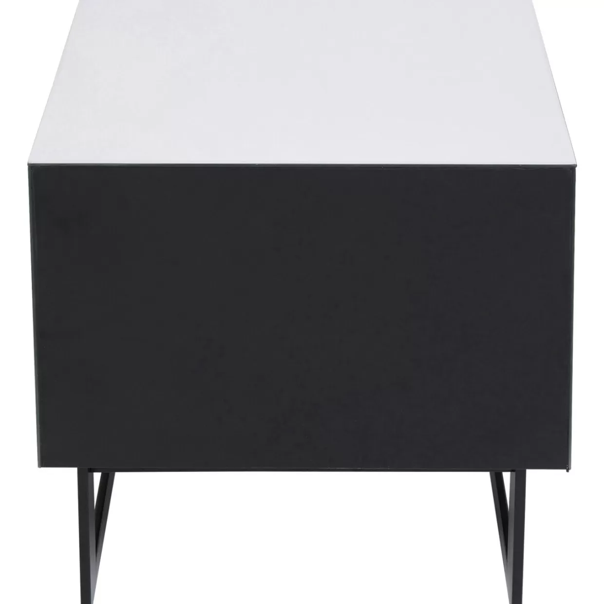 KARE Design - Cassettiera Compatta Soran in Nero con Stile Contemporaneo, 49x50 cm - Soluzione di Arredamento Moderno per Soggiorno e Camera da Letto