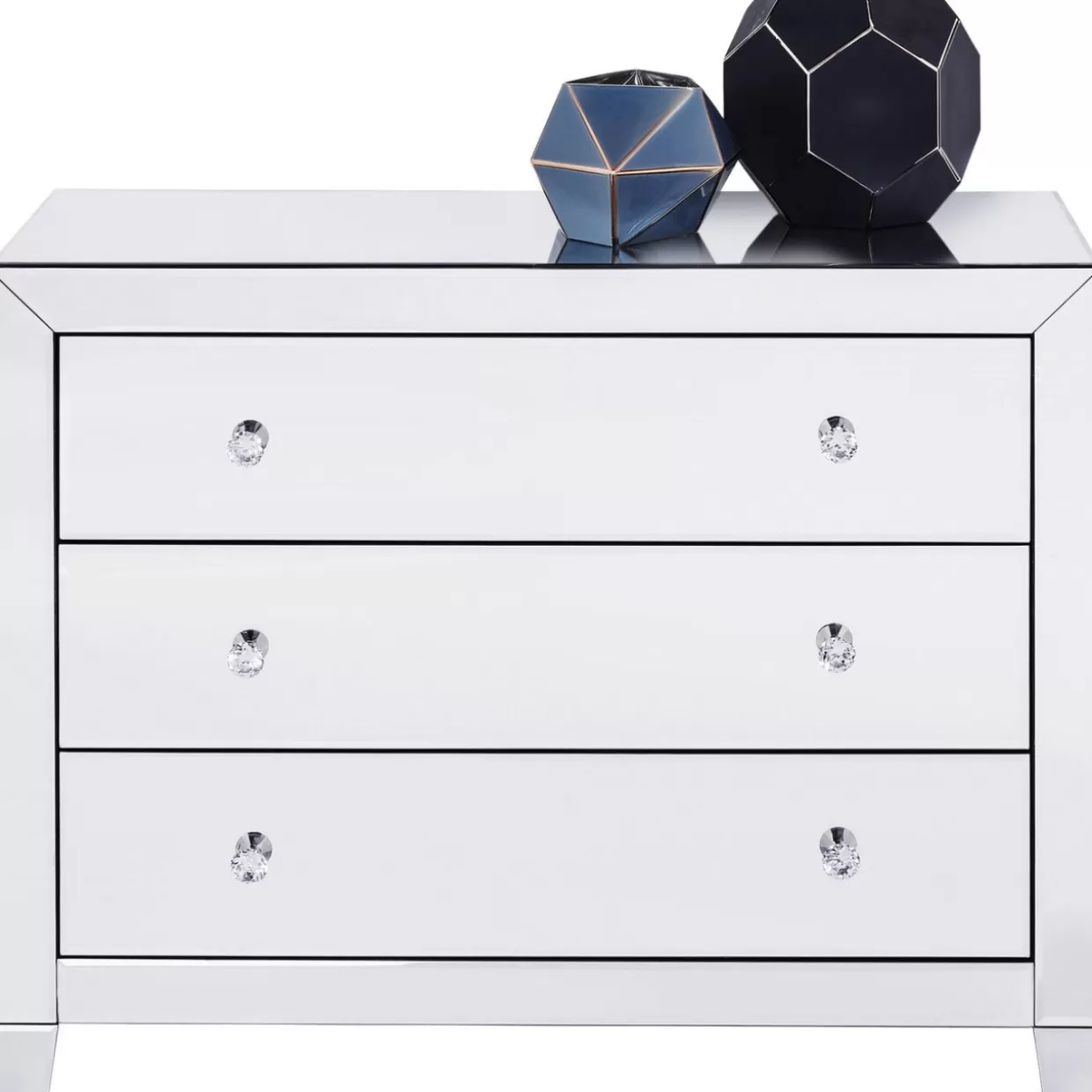Comò e Credenze Firmati KARE Design - Modello Elegante con 3 Cassetti | Collezione Lusso Arredamento d'Autore