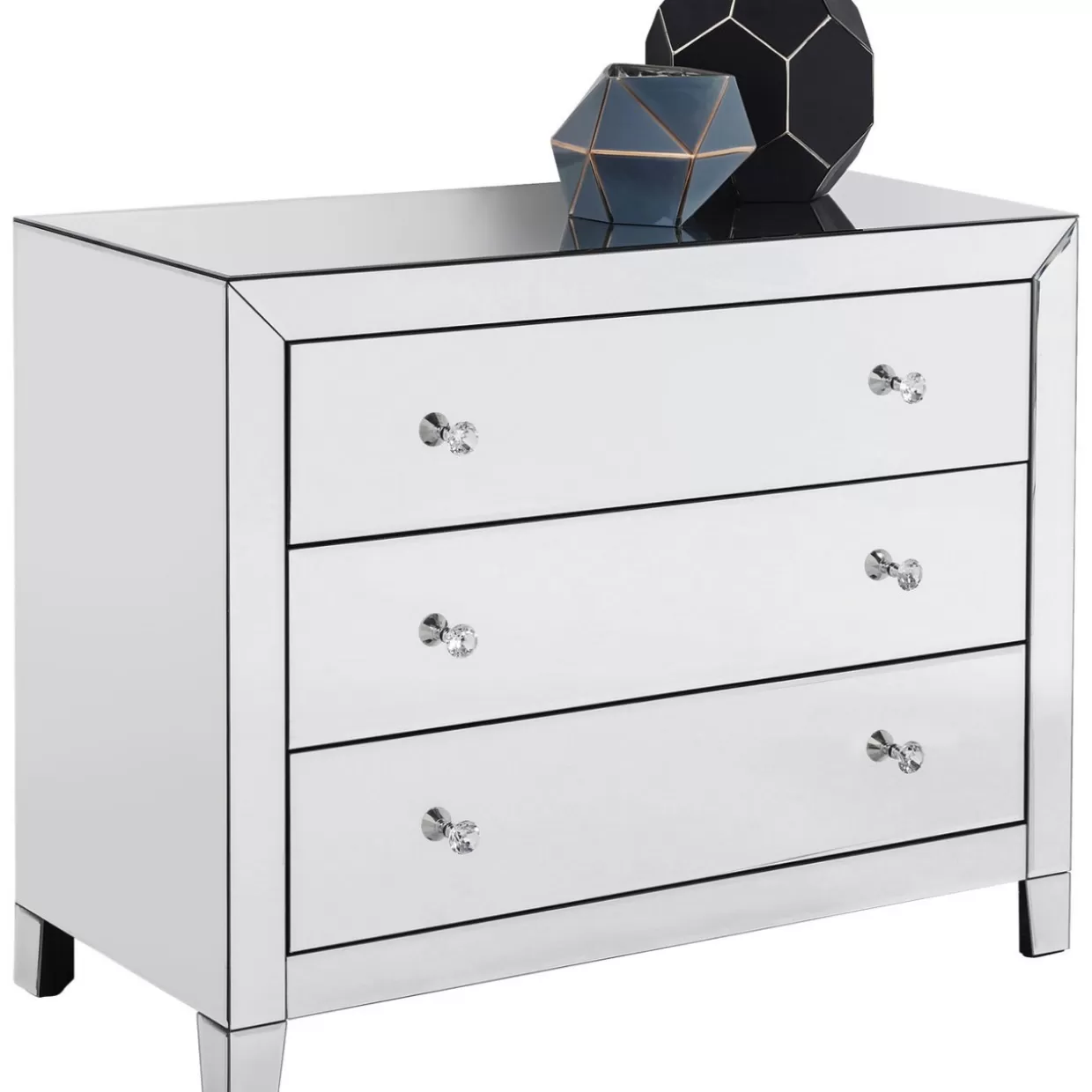 Comò e Credenze Firmati KARE Design - Modello Elegante con 3 Cassetti | Collezione Lusso Arredamento d'Autore