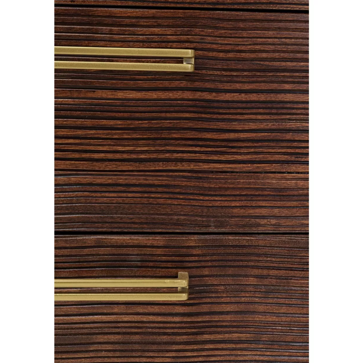 Comò Moderno KARE Design con Ante - Modello Olbia Finitura Scura, Larghezza 110 cm per Soggiorno o Ingresso