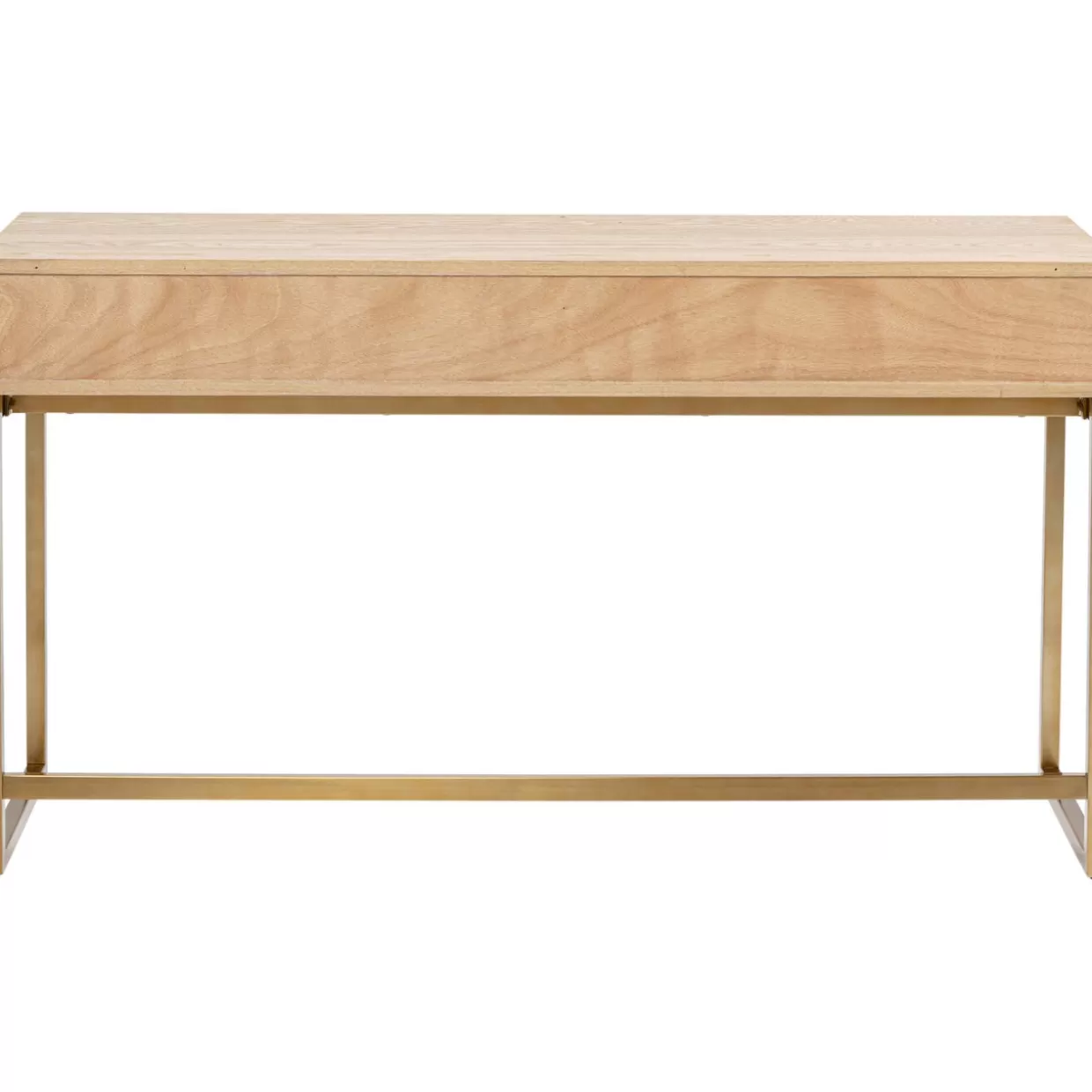 KARE Design - Credenza e Console Moderna con Design Concertina in Legno Naturale, Dimensioni 136x40 cm