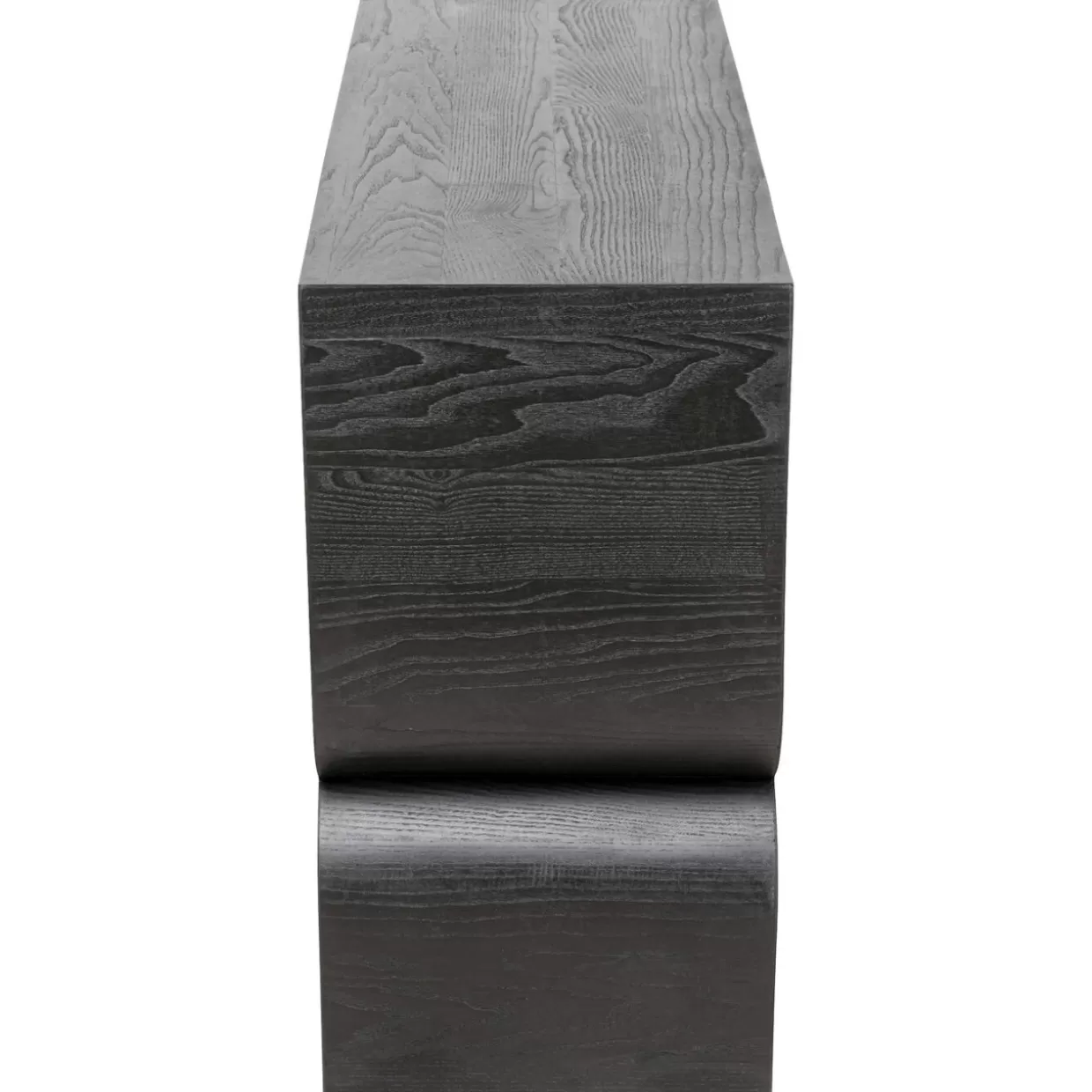 Consolle Curve Design Moderno in Nero, 120x76 cm - Comò e Credenze Funzionali by KARE Design