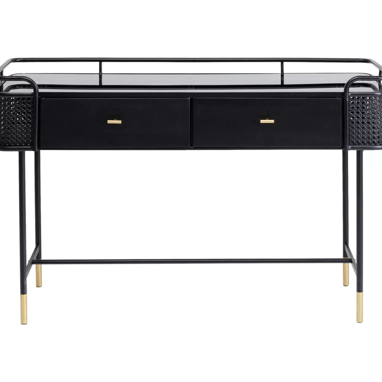 KARE Design Cassettiera Moderna con Console Fence 120x80 cm - Credenza Multifunzione per Soggiorno o Ingresso