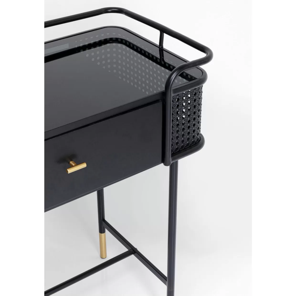 KARE Design Cassettiera Moderna con Console Fence 120x80 cm - Credenza Multifunzione per Soggiorno o Ingresso