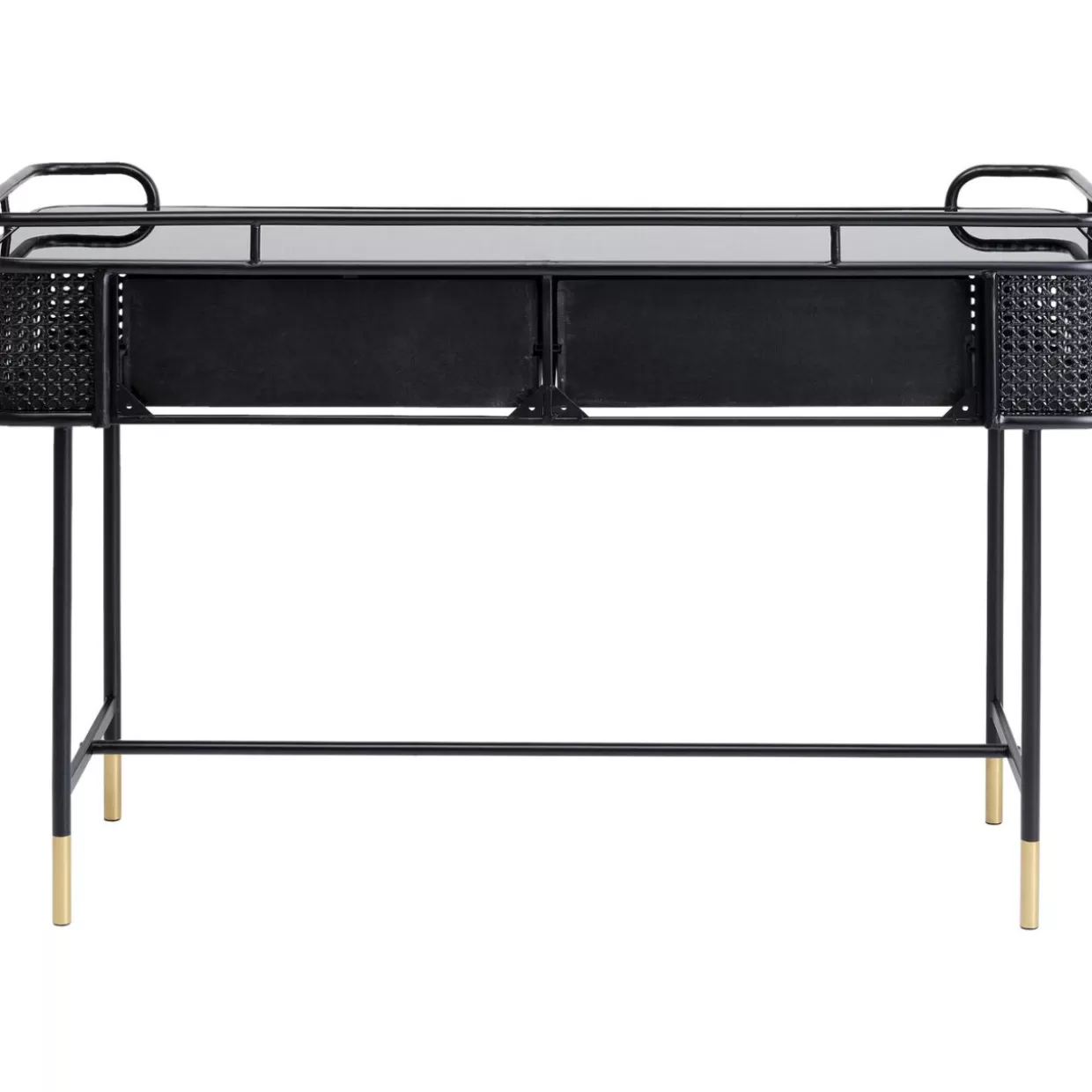 KARE Design Cassettiera Moderna con Console Fence 120x80 cm - Credenza Multifunzione per Soggiorno o Ingresso