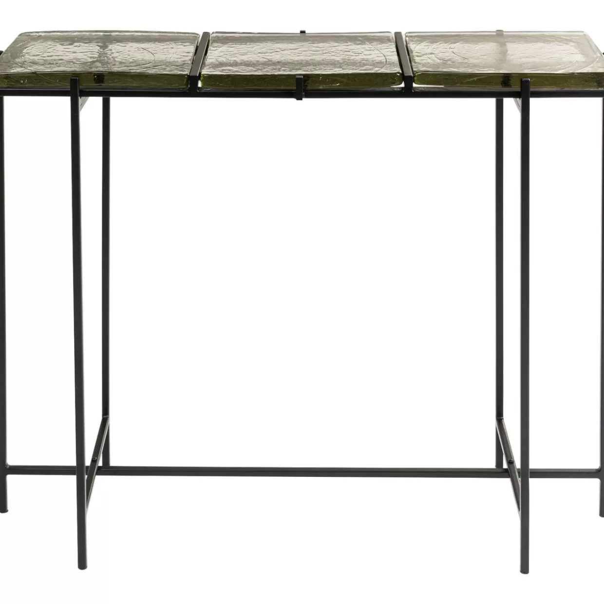 Console KARE Design Ice Nero - Credenza Moderna con Comò Integrato, 98 cm x 80 cm - Soluzioni Abitative Eleganti con Stoccaggio Intelligente